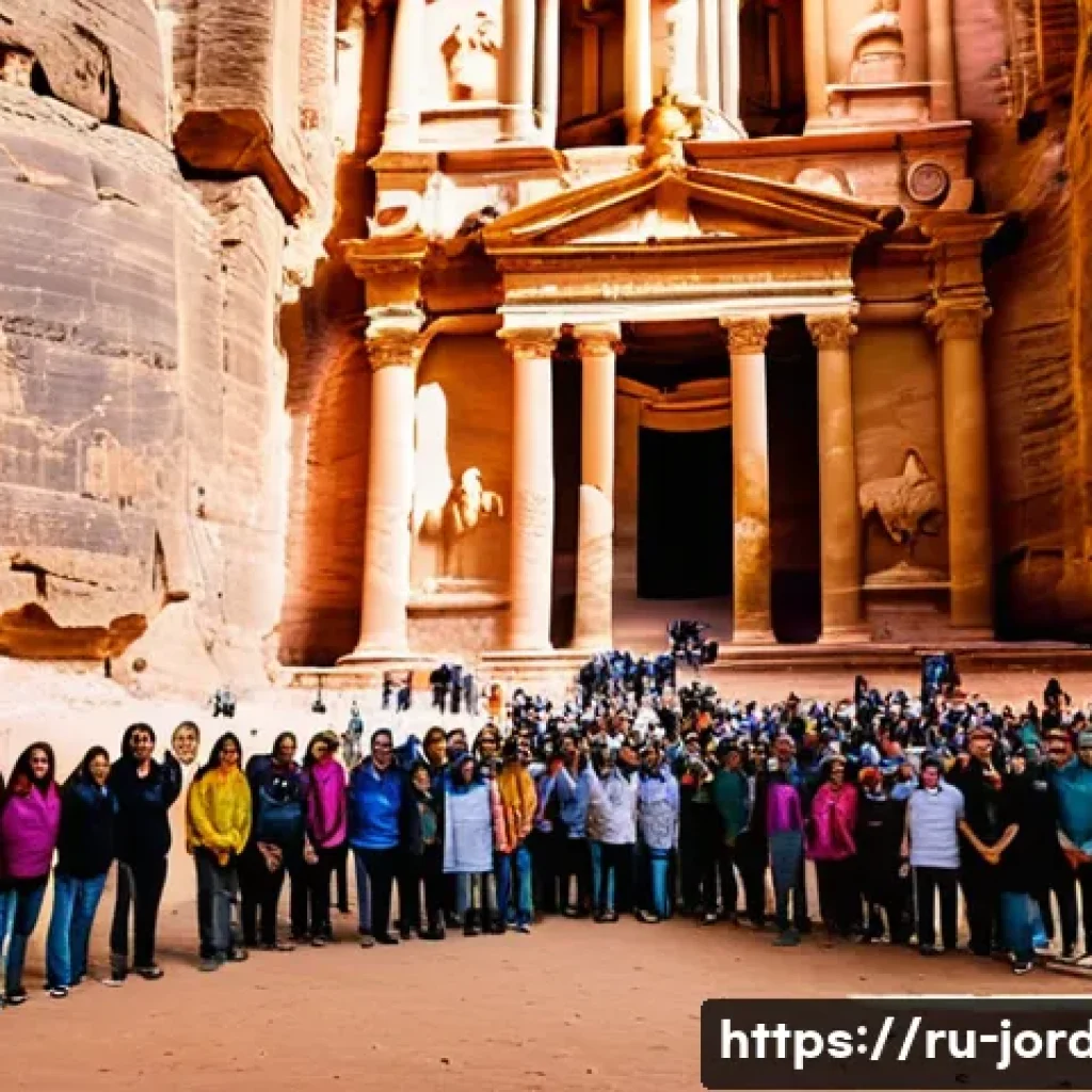 요르단 경제 개요 - **Prompt: Ancient Wonders and Warm Hospitality in Jordan**
"A majestic and inviting scene of the...